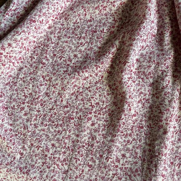 Women's Orange Creek Pink Floral Smocked Midi Dress S - Picture 9 of 15